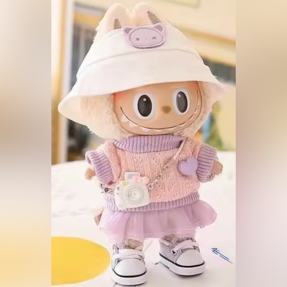 Clothing for Labubu. Fashion Outfit. Accessories for Labubu. 5-Piece Outfit Set. - Picture 1 of 6